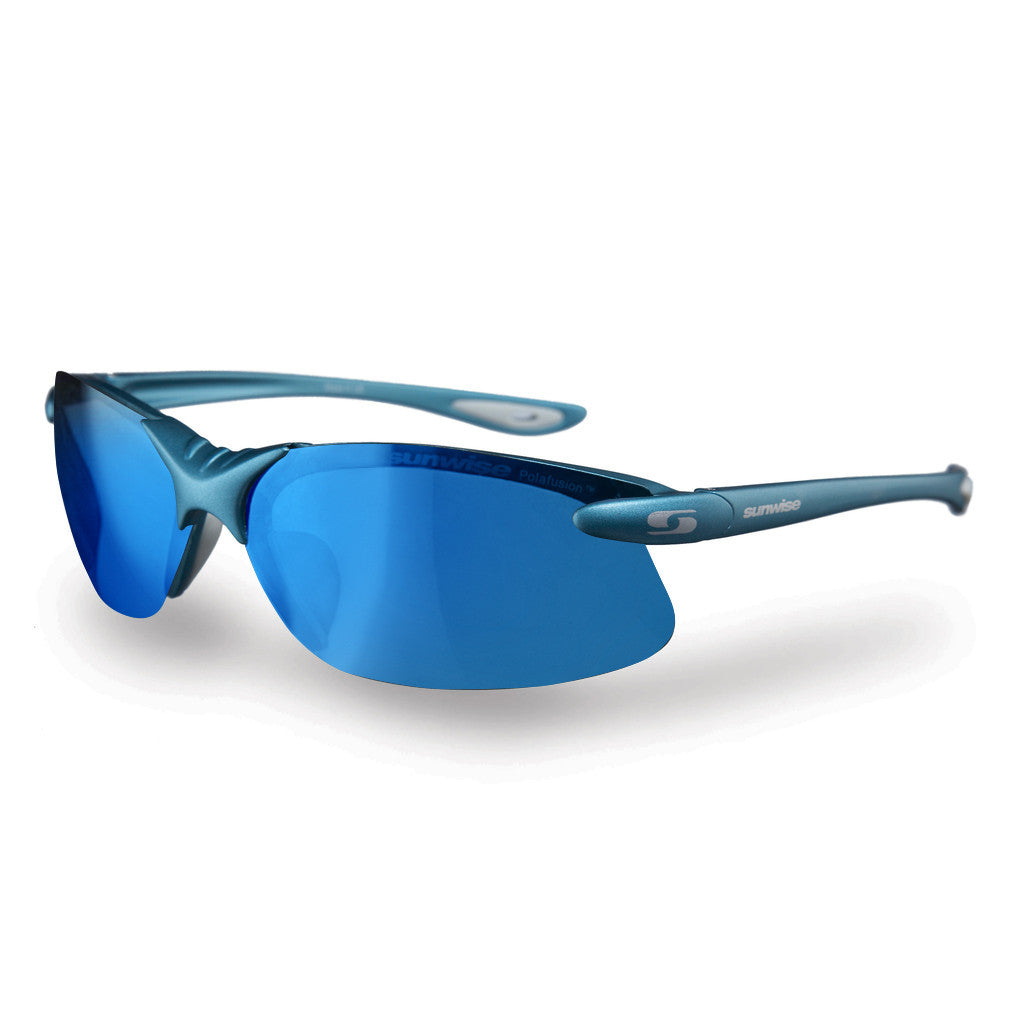 Waterloo Azure Customisable Lightweight Sports Sunglasses - 8 Styles